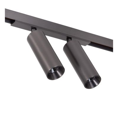 Lucide Premium LINIAL MOXX - 1-Circuit lighting system/ Smart Rail Lighting - Smart - 48V Track - 2xLED - Satin Gun Metal